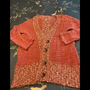 Free people soft cozy oversize cardigan